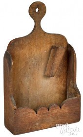 WALNUT AND POPLAR HANGING SCRU