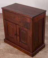 WALNUT BENCH-MADE LIFT TOP CAB
