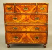 WALNUT CAMPAIGN CHEST/DESKAn e