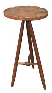 WALNUT CANDLE STAND, HAVING TU
