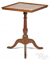 WALNUT CANDLESTAND, 19TH C., W