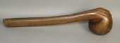 WALNUT CARVED WOOD EAGLE TALON
