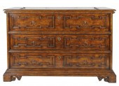 WALNUT CHEST / DESK20th centur