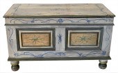 WALNUT CONTINENTAL DOWRY CHEST