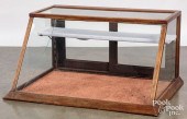 WALNUT COUNTER TOP CANTED SHOW