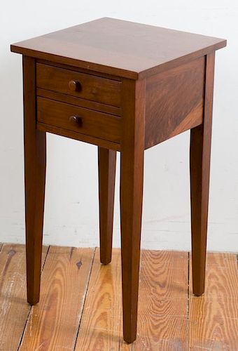 WALNUT DOUBLE DRAWER SIDE