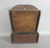 WALNUT DOUBLE SLIDE LID WALL P