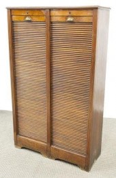 WALNUT DOUBLE TAMBOUR DOOR FIL
