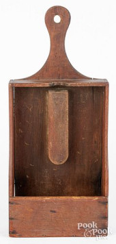 WALNUT HANGING SCRUB BOX<br>Wa