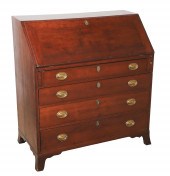 Walnut Hepplewhite Slant Front