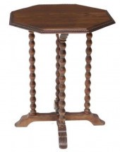 WALNUT LAMP OR SIDE TABLEWalnu