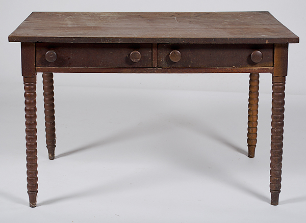 Walnut Library Table American a