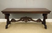 WALNUT LIBRARY TABLEAn early 2