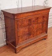 WALNUT LOUIS PHILIPPE COMMODE