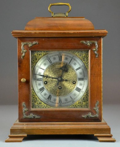 Walnut Mantle Clock by