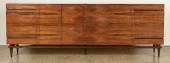 WALNUT MID CENTURY MODERN FLOA