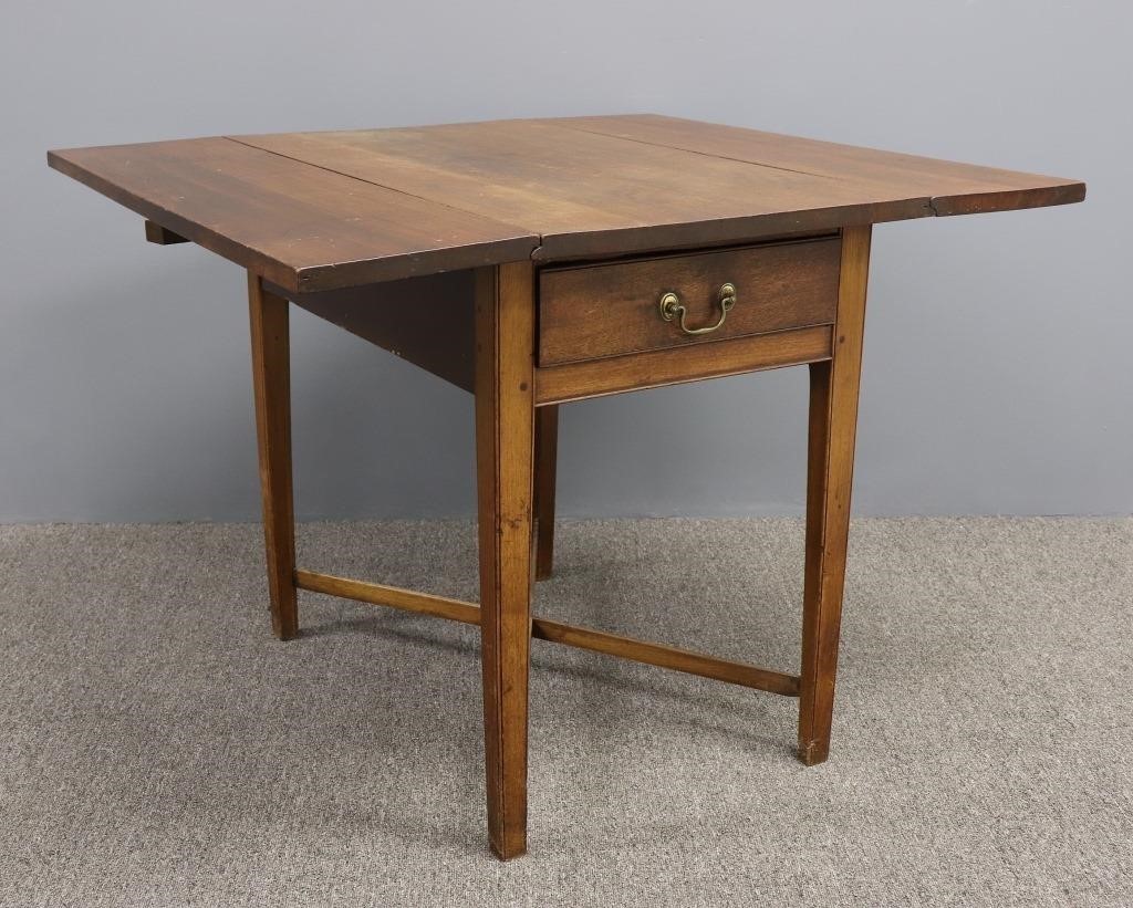 Walnut Pembroke table, circa