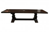 WALNUT REFECTORY DINING TABLEl