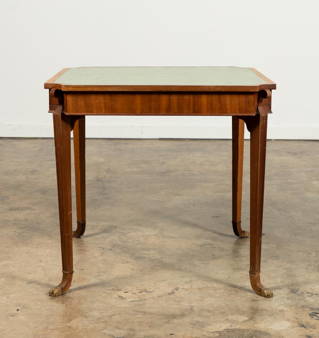 WALNUT REGENCY STYLE GREEN