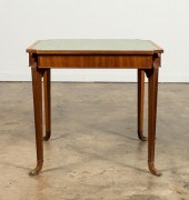 WALNUT REGENCY STYLE GREEN LEA