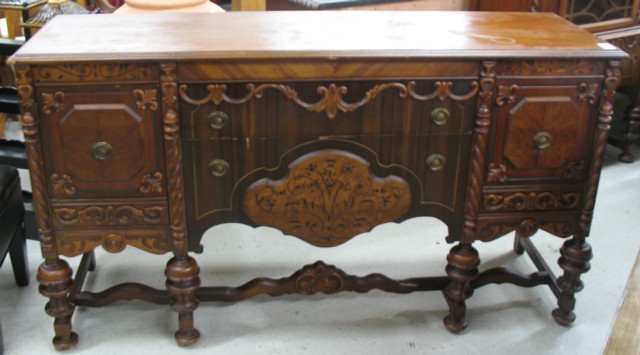 WALNUT SIDEBOARD American c. 1930's