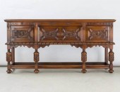 WALNUT SIDEBOARDAn early 20th