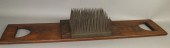 WALNUT SLAT BOARD FLAX WORKING