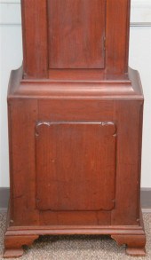 Walnut tall case clock by John