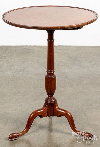 WALNUT TILT TOP CANDLESTAND,