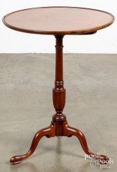 WALNUT TILT TOP CANDLESTAND, E