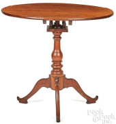 WALNUT TILT-TOP TEA TABLE, EAR