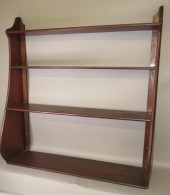 WALNUT "WHALE-END" FOUR-TIER H