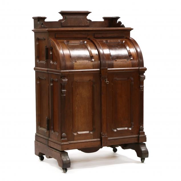 WALNUT WOOTON DESK Indiana, circa