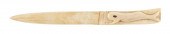 WALRUS IVORY LETTER OPENER LAT