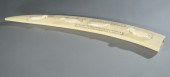 WALRUS TUSK CRIBBAGE BOARD hav