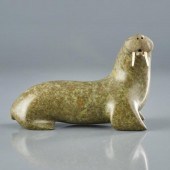WALRUSMottled dark yellow ston