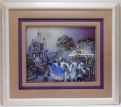 WALT DISNEY 3D CUT LITHOGRAPH