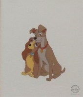 WALT DISNEY ANIMATED CEL, LADY