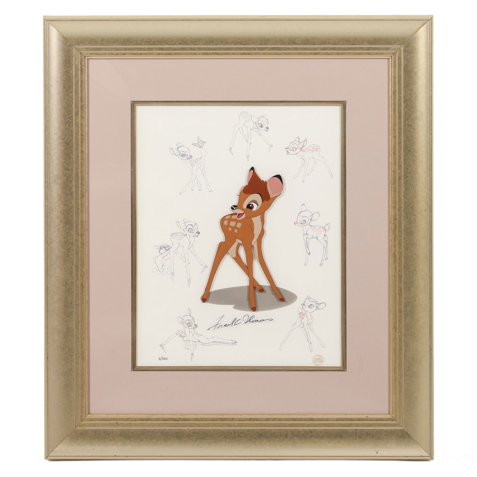 WALT DISNEY BAMBI AUTOGRAPHED MOVIE