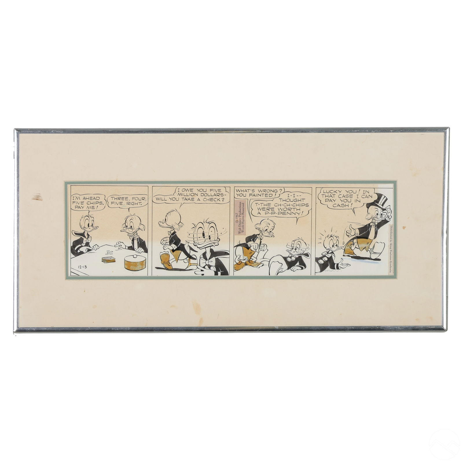 WALT DISNEY DONALD DUCK 1967
