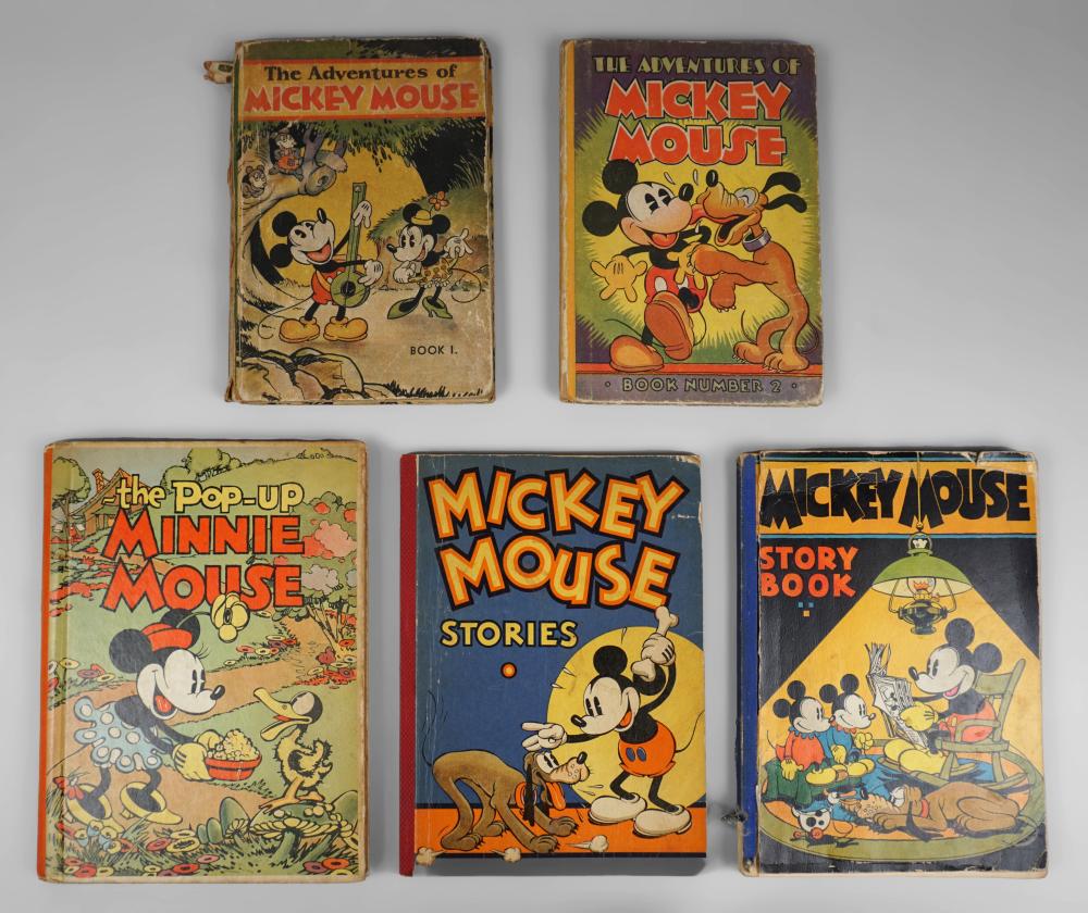 WALT DISNEY. GROUP OF EARLY