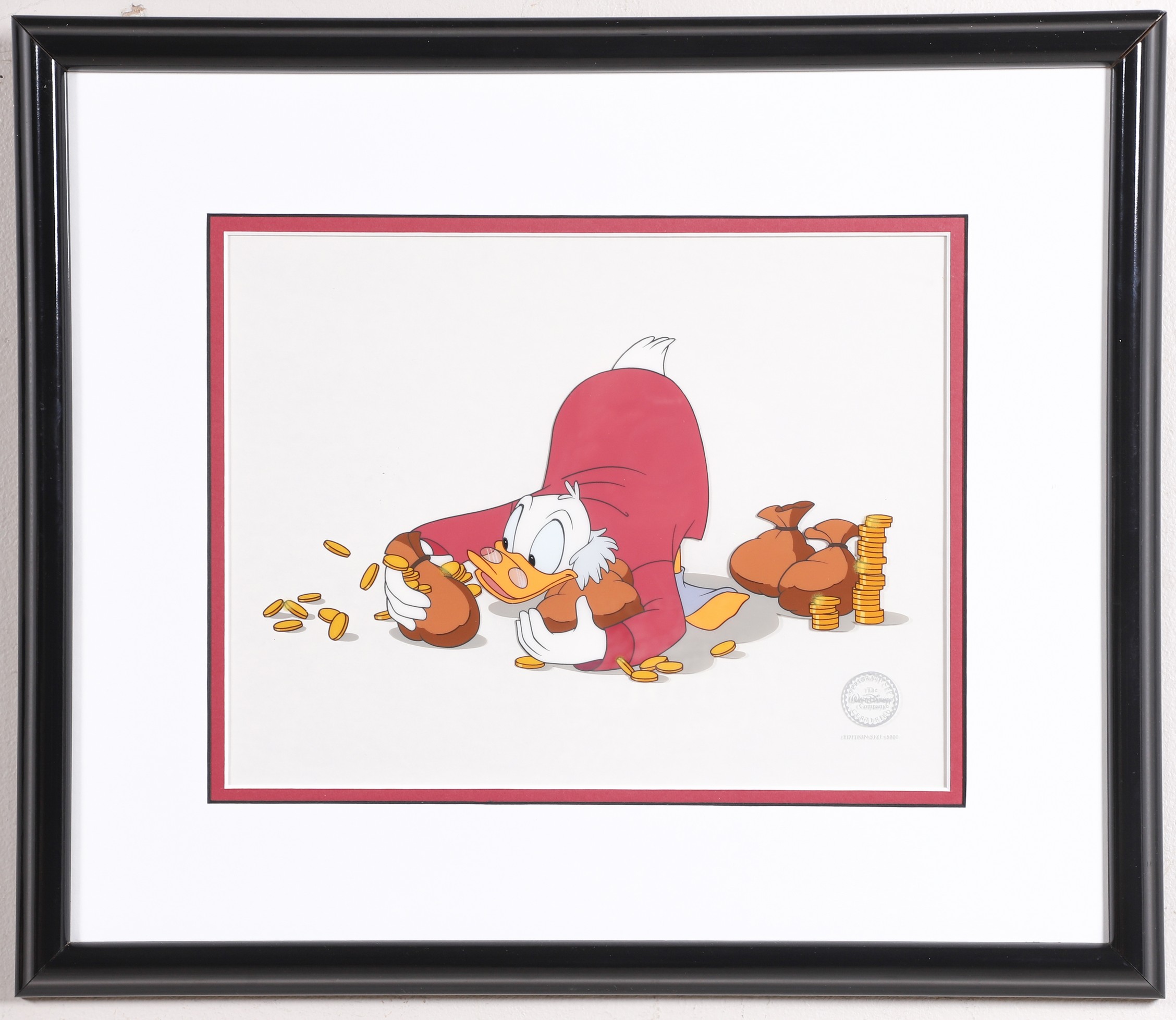 Walt Disney Sericel "Miser McDuck",