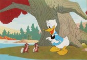 WALT DISNEY SIGNED DONALD DUCK
