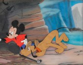 WALT DISNEY SIGNED MICKEY AND