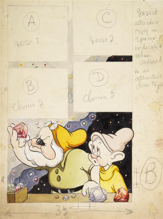 (WALT DISNEY) SNOW WHITE Doc and