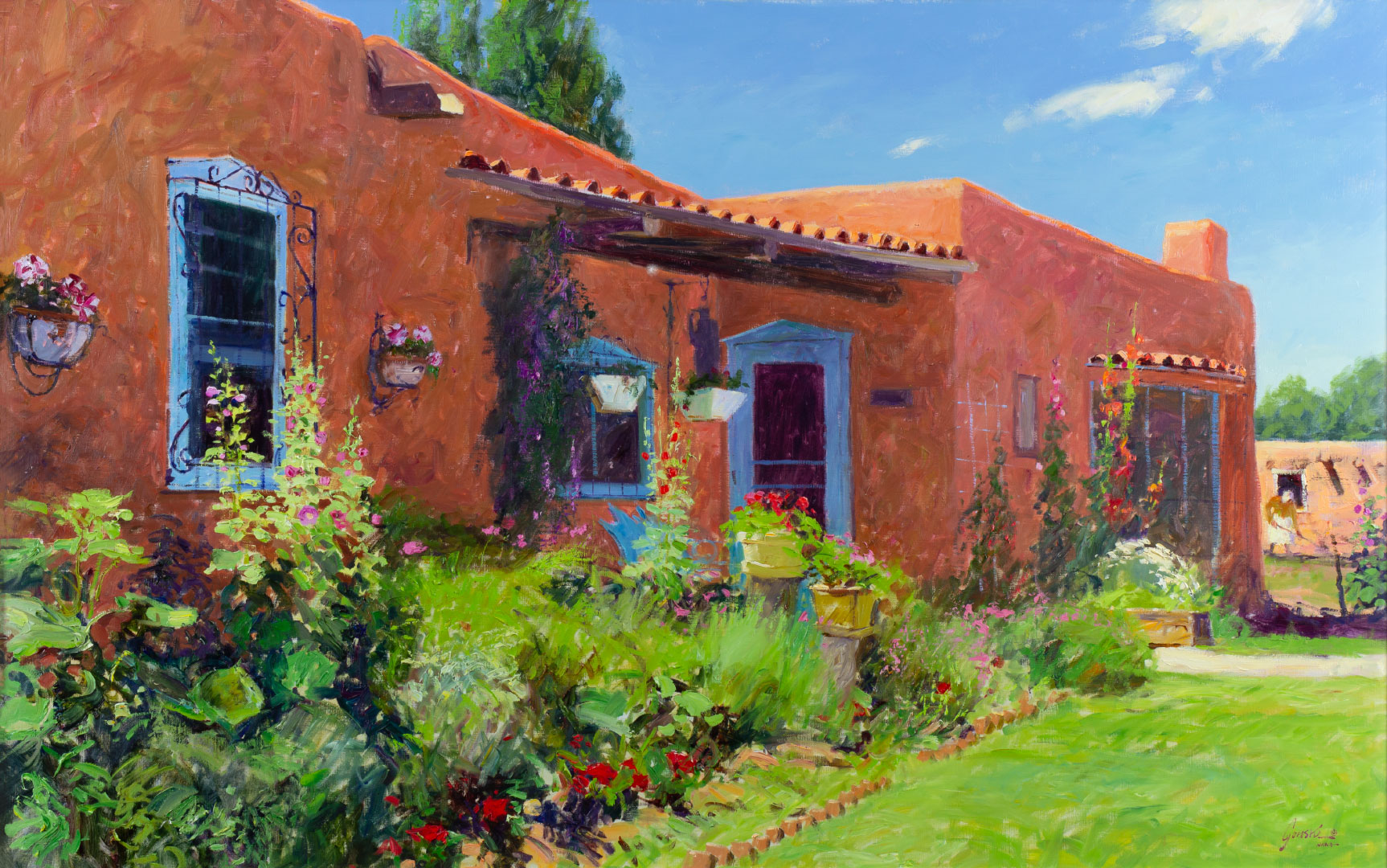 WALT GONSKE (1942- ), TAOS GARDEN