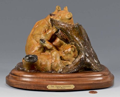 WALT HORTON BRONZE SCULPTURE "3