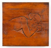 WALT KUHN "ELISE MILLER" CARVE