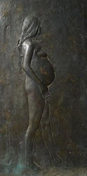 WALTER BACHINSKI BRONZE RELIEF