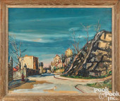 WALTER BAUM GOUACHE OF MANAYUN